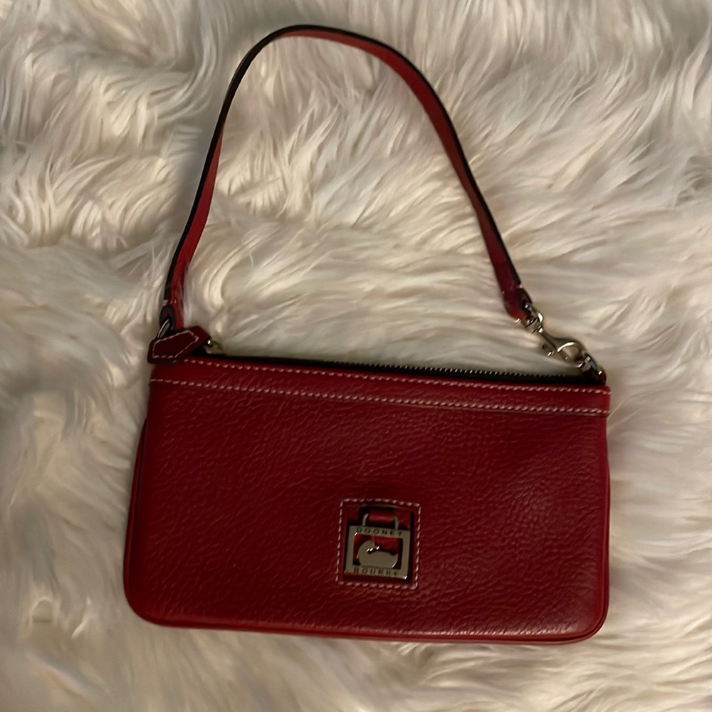 Dooney & Bourke red clutch